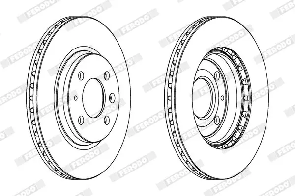 Handler.Part Brake disc FERODO DDF397 2