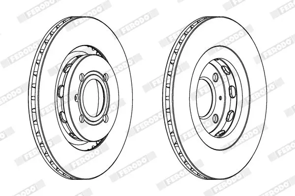 Handler.Part Brake disc FERODO DDF339 2