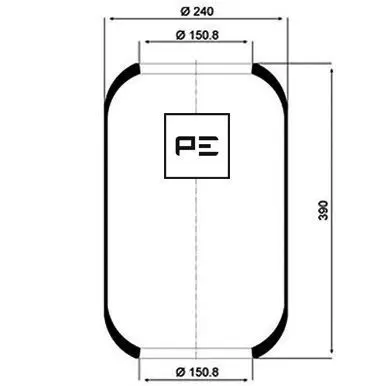 Handler.Part Boot, air suspension PE Automotive 08400870A 1