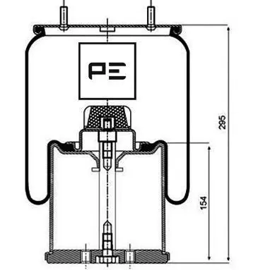 Handler.Part Boot, air suspension PE Automotive 08408272A 1