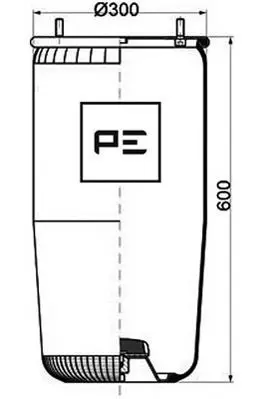 Handler.Part Boot, air suspension PE Automotive 08408471A 1