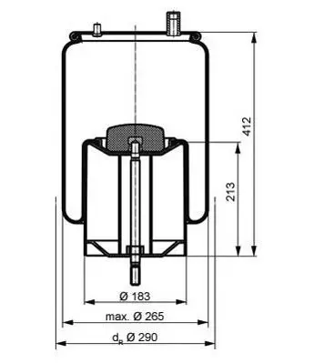 Handler.Part Boot, air suspension PE Automotive 08425871A 1