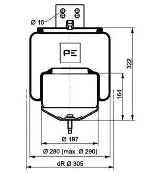 Handler.Part Boot, air suspension PE Automotive 08426472A 1