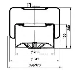 Handler.Part Boot, air suspension PE Automotive 08427114A 1