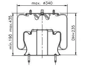 Handler.Part Boot, air suspension PE Automotive 08429871A 1