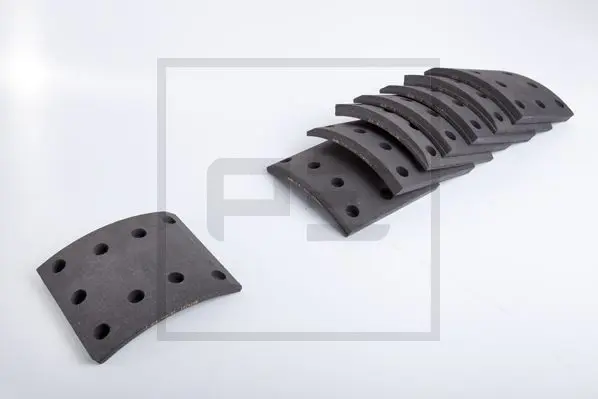 Handler.Part Brake lining kit, drum brake PE Automotive 08610000A 1