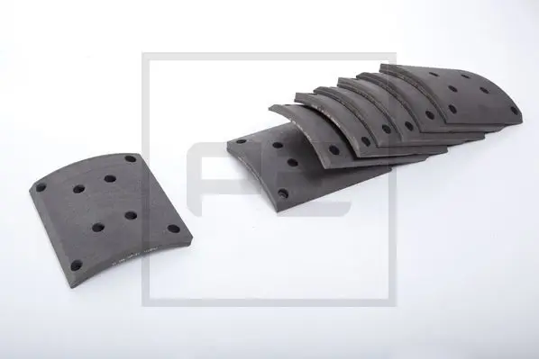 Handler.Part Brake lining kit, drum brake PE Automotive 08610900A 1