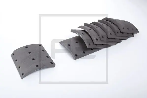 Handler.Part Brake lining kit, drum brake PE Automotive 08611600A 1