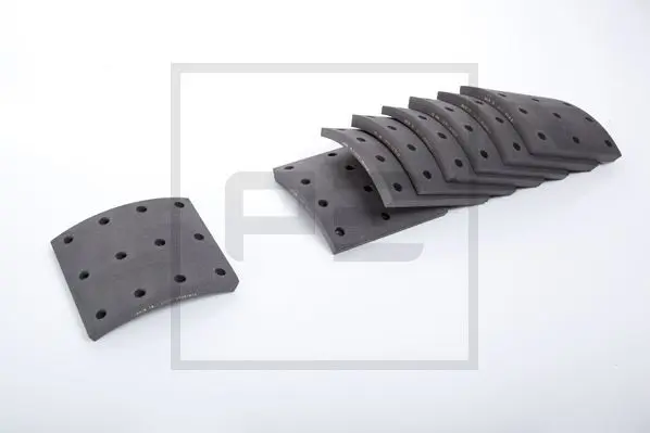 Handler.Part Brake lining kit, drum brake PE Automotive 08611800A 1