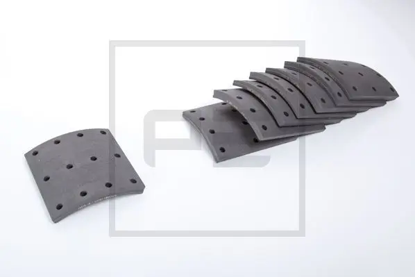 Handler.Part Brake lining kit, drum brake PE Automotive 08611900A 1