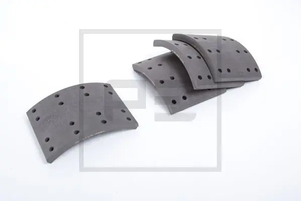 Handler.Part Brake lining kit, drum brake PE Automotive 08612300A 1