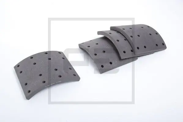 Handler.Part Brake lining kit, drum brake PE Automotive 08612400A 1