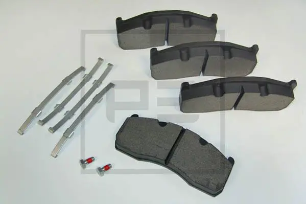 Handler.Part Brake pad set, disc brake PE Automotive 08633400A 1