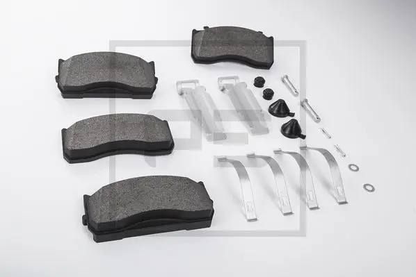 Handler.Part Brake pad set, disc brake PE Automotive 08633500A 1