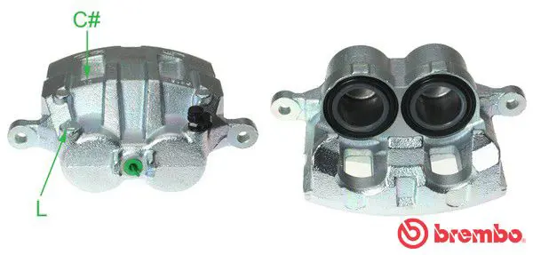 Handler.Part Brake caliper BREMBO F30146 1