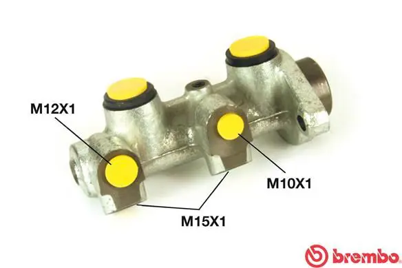 Handler.Part Brake master cylinder BREMBO M15006 1