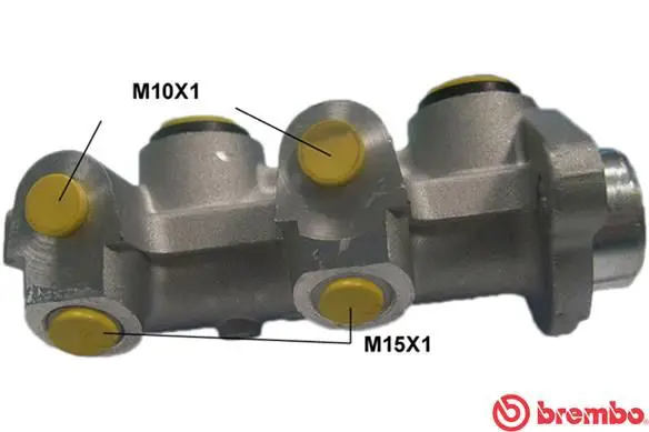 Handler.Part Brake master cylinder BREMBO M15008 1