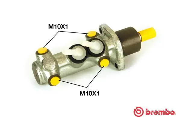 Handler.Part Brake master cylinder BREMBO M23017 1