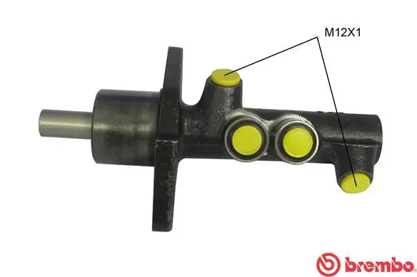 Handler.Part Brake master cylinder BREMBO M24015 1