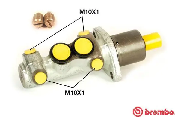 Handler.Part Brake master cylinder BREMBO M61065 1