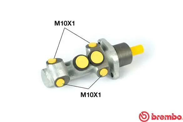 Handler.Part Brake master cylinder BREMBO M68018 1