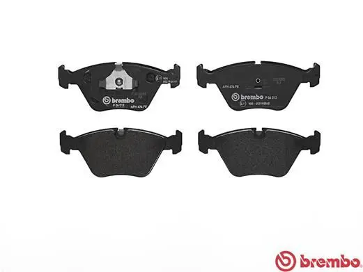 Handler.Part Brake pad set, disc brake BREMBO P06012 2