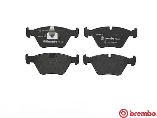 Handler.Part Brake pad set, disc brake BREMBO P06043 2