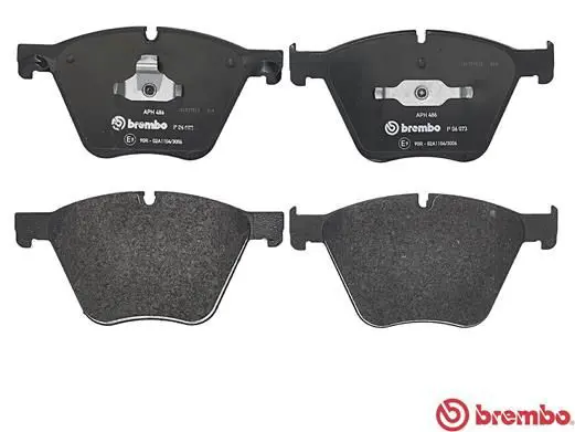 Handler.Part Brake pad set, disc brake BREMBO P06073 2