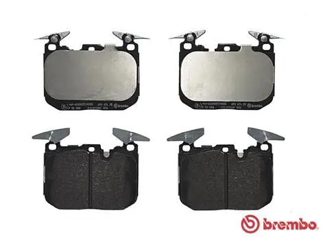 Handler.Part Brake pad set, disc brake BREMBO P06088 2