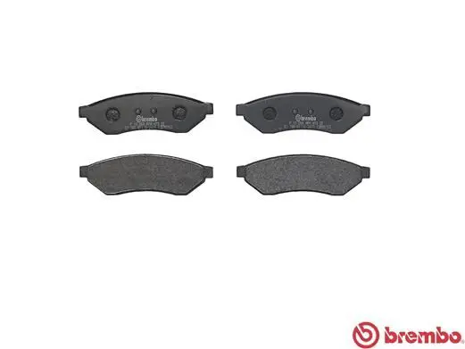 Handler.Part Brake pad set, disc brake BREMBO P10008 2