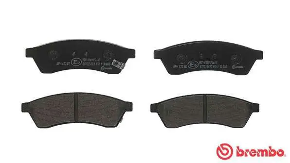 Handler.Part Brake pad set, disc brake BREMBO P10060 2