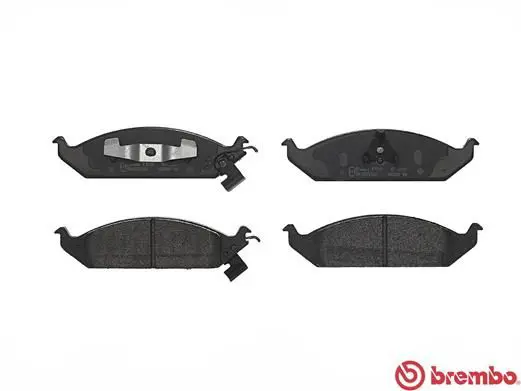 Handler.Part Brake pad set, disc brake BREMBO P11011 2