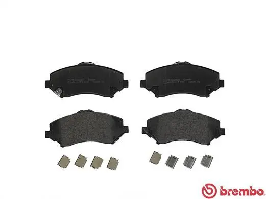 Handler.Part Brake pad set, disc brake BREMBO P11022 2