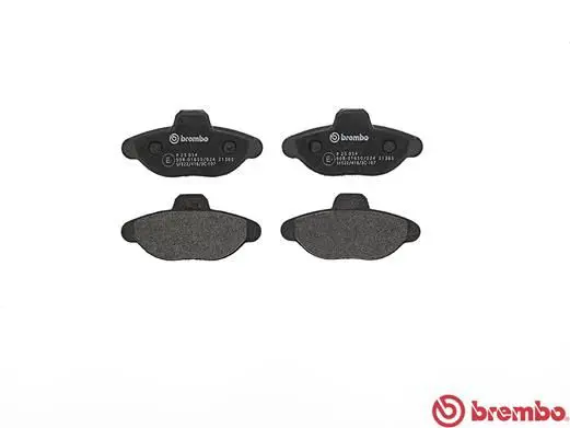 Handler.Part Brake pad set, disc brake BREMBO P23054 2