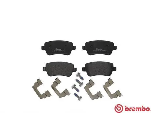 Handler.Part Brake pad set, disc brake BREMBO P23102 2