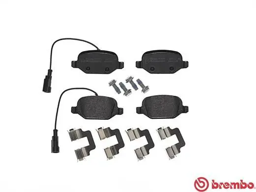 Handler.Part Brake pad set, disc brake BREMBO P23131 2