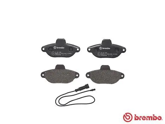 Handler.Part Brake pad set, disc brake BREMBO P23160 2