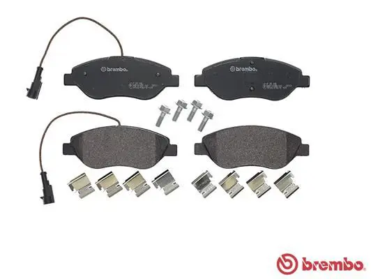 Handler.Part Brake pad set, disc brake BREMBO P23145 2