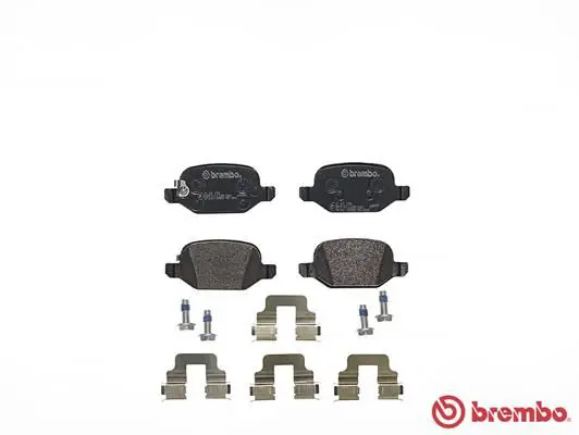 Handler.Part Brake pad set, disc brake BREMBO P23150 2