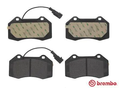 Handler.Part Brake pad set, disc brake BREMBO P23162 2