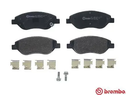 Handler.Part Brake pad set, disc brake BREMBO P23178 2