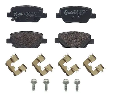 Handler.Part Brake pad set, disc brake BREMBO P23179 2