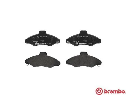 Handler.Part Brake pad set, disc brake BREMBO P24045 2