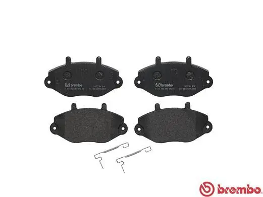 Handler.Part Brake pad set, disc brake BREMBO P24050 2