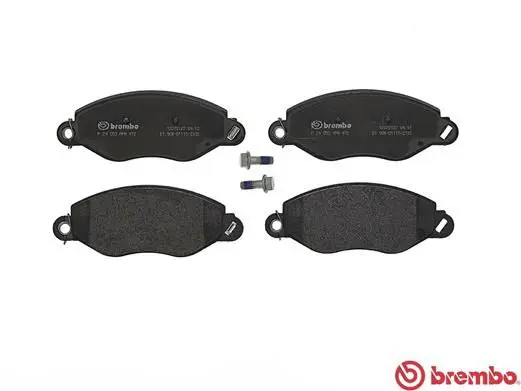 Handler.Part Brake pad set, disc brake BREMBO P24053 2