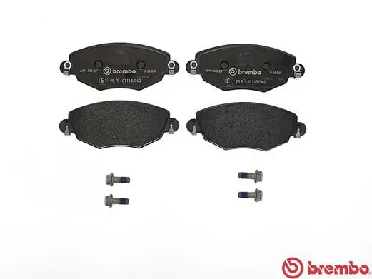 Handler.Part Brake pad set, disc brake BREMBO P24060 2