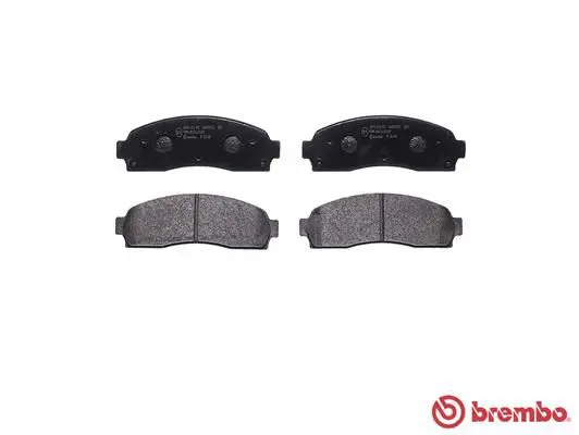 Handler.Part Brake pad set, disc brake BREMBO P24081 2