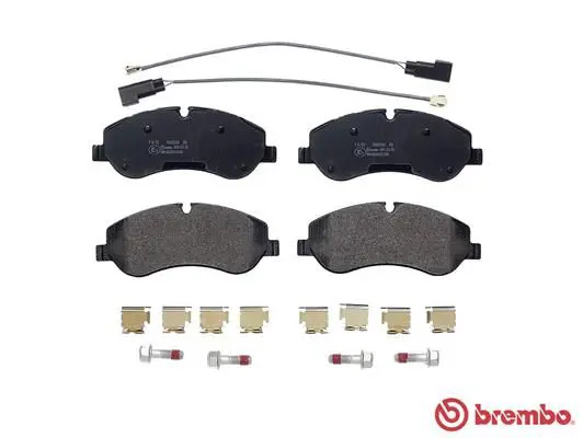 Handler.Part Brake pad set, disc brake BREMBO P24152 2