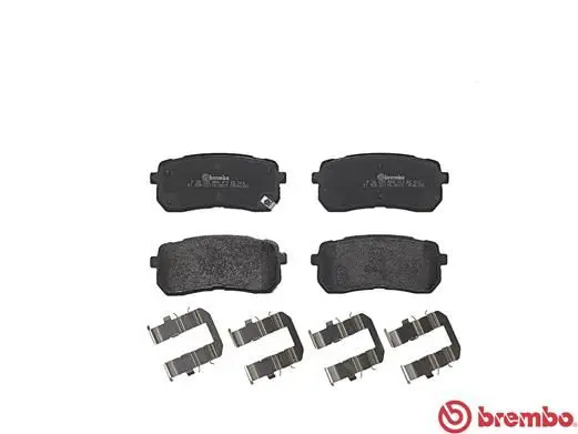 Handler.Part Brake pad set, disc brake BREMBO P30035 2