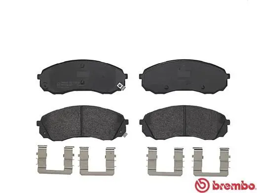 Handler.Part Brake pad set, disc brake BREMBO P30041 2